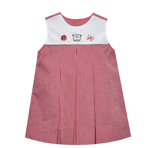Bulldog  Red/Black  Dress