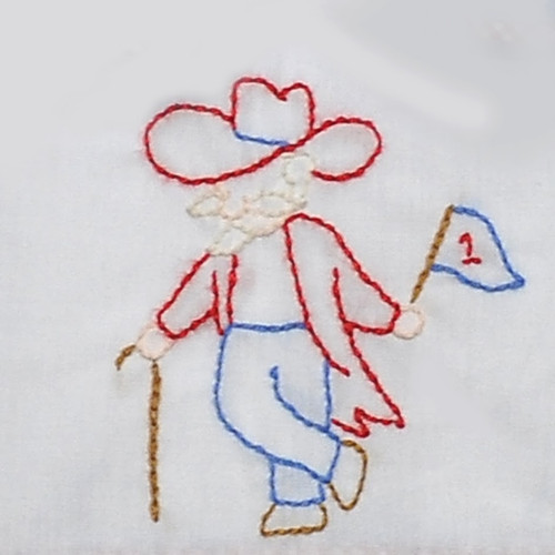 Rebel w/Flag Blue/Red Boy Bubble