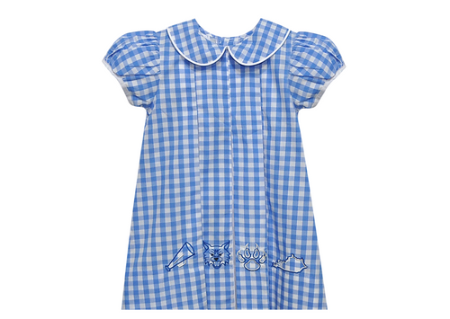 Wildcats Blue/White 4 Logo Dress