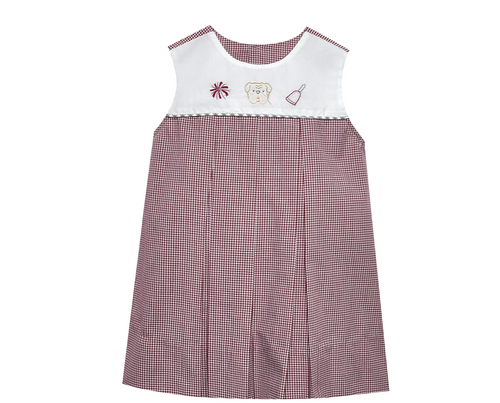 Bulldog Maroon/Gray Dress