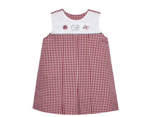 Elephant Crimson/Gray Dress