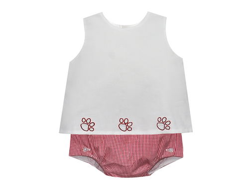 Red/Black Diaper Set