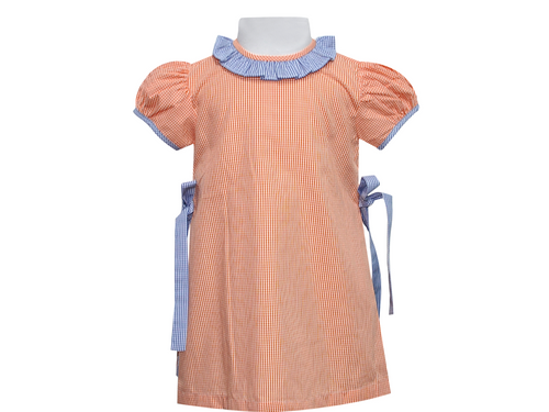 Orange/Blue Dress