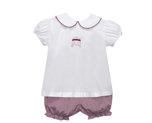 Seminole Garnet/Gold Knit Girl Bubble
