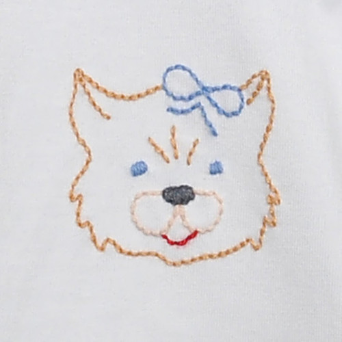 Wildcats Blue/White Knit Girl Bloomer Set