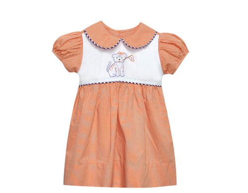 Tiger w/Flag Orange/Purple Dress