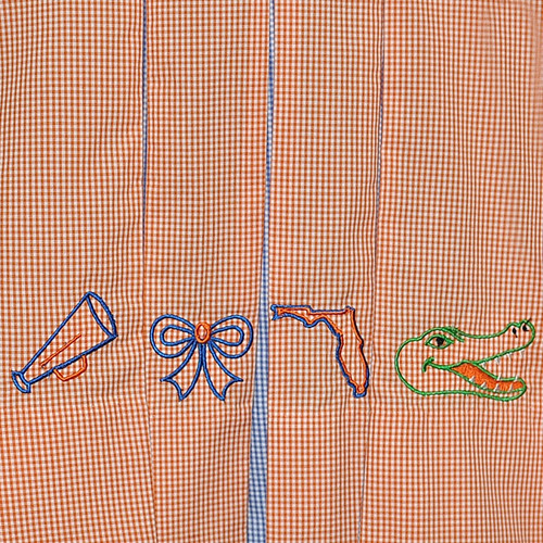 Gator Orange/White 4 Logo Dress