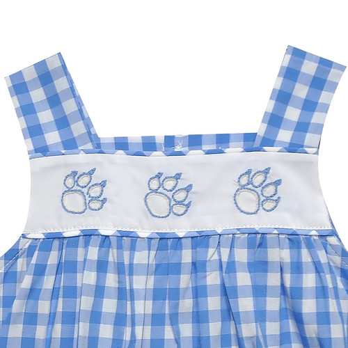 Wildcats Paw Print Blue/White Dress