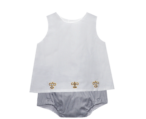 Black/Gold Diaper Set