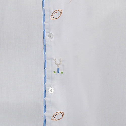 Wildcats Blue/White Daygown-Boy