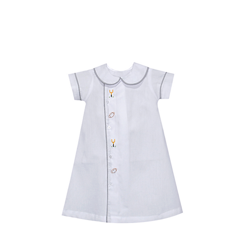 Fleur de Lis Black/Gold Daygown-Boy