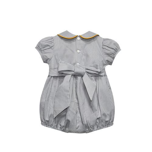 Fleur de Lis Black/Gold Girl Bubble
