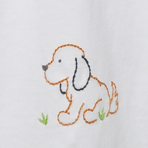 Hound Dog Orange/White Knit Daygown