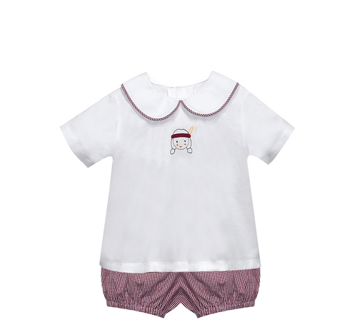 Seminole Garnet/Gold Knit Boy Short Set