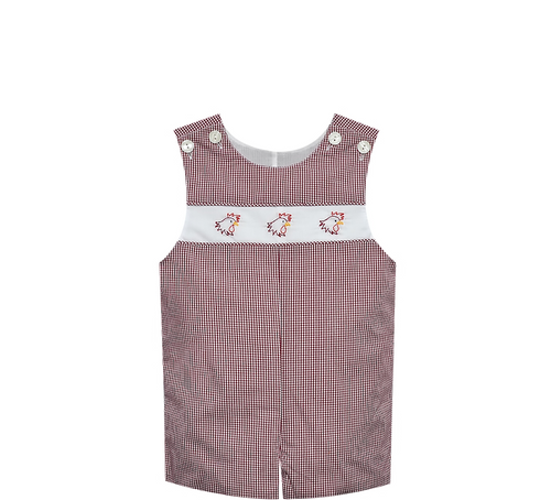 Gamecock Face Print Black/Garnet Shortall