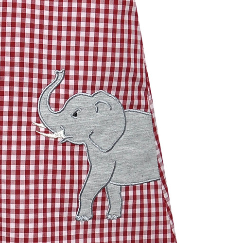 Elephant Crimson/Gray Shortall