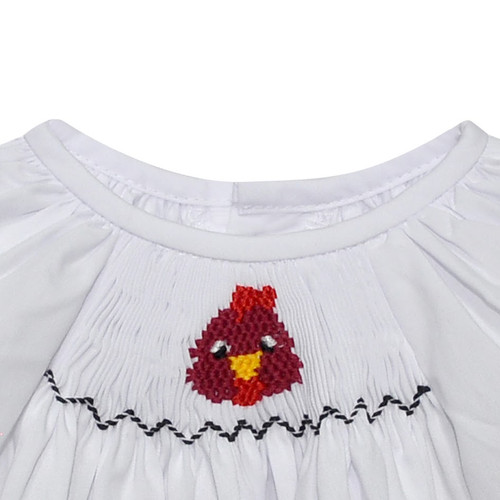 Gamecock Smocked Black/Garnet Daygown