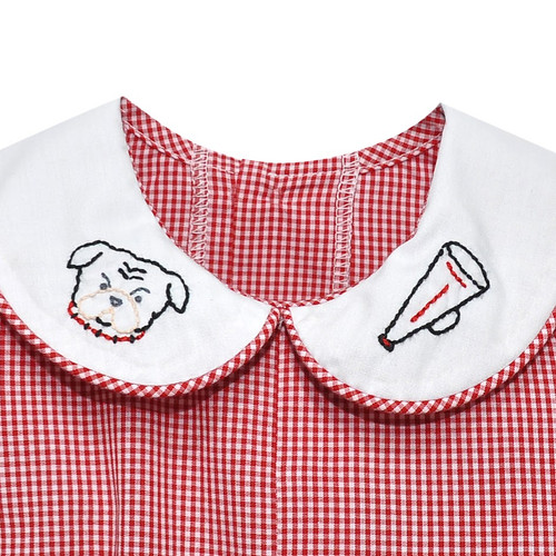 Bulldog Red/Black Dress
