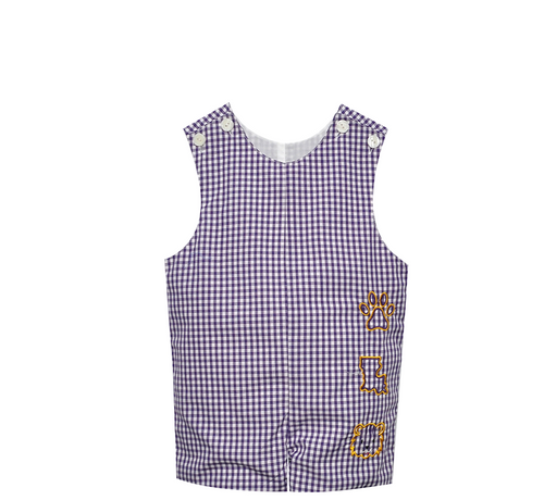 Tiger Purple/Gold 3 Logo Shortall