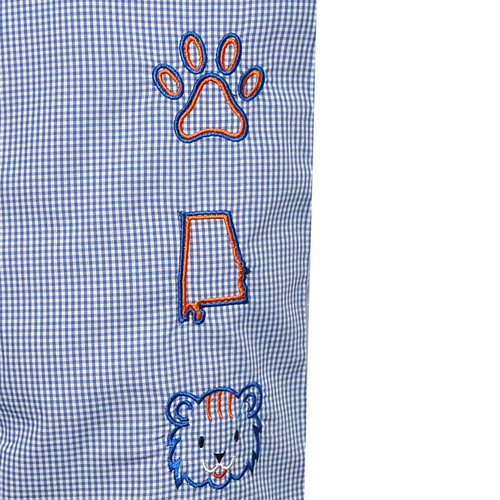Tiger Navy/Orange 3 Logo Shortall