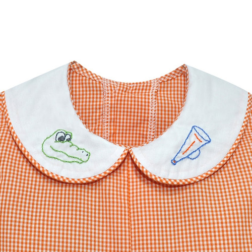 Gator Orange/Blue Dress