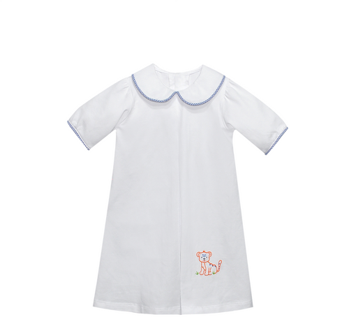 Tiger Navy/Orange Knit Daygown