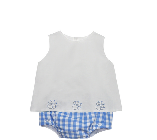 Blue/White Diaper Set