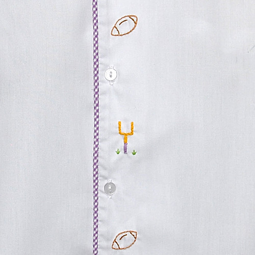 Tiger Purple/Gold Daygown-Boy