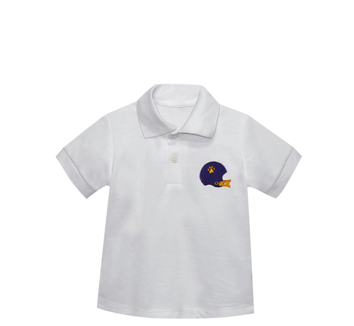 Tiger Purple/Gold Helmet Polo