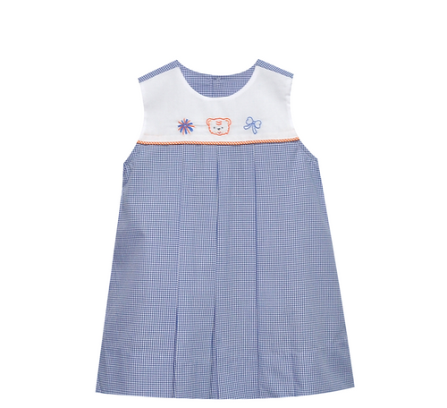 Tiger Navy//Orange Dress