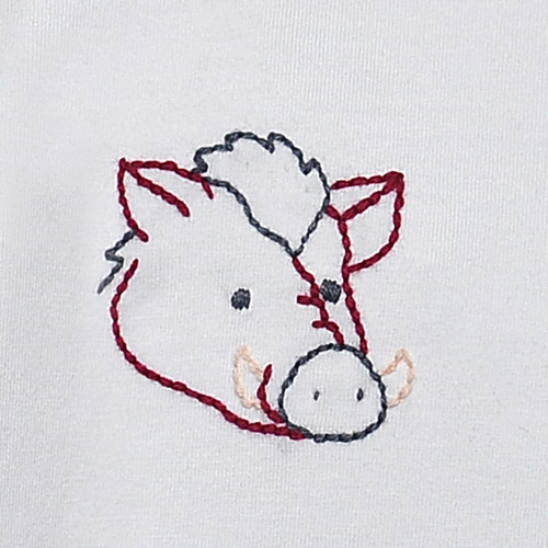 Razorback Red Knit Girl Bloomer Set