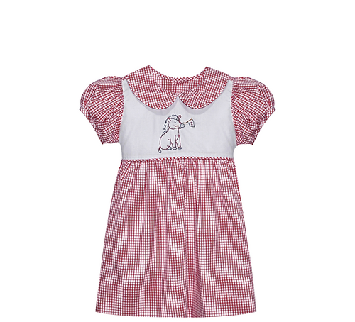Razorback w/Flag Red/White Dress