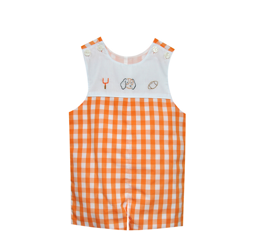 Hound Dog  Orange/White Shortall