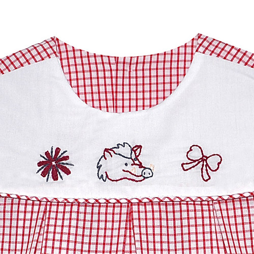 Razorback Red/White Bloomer Set