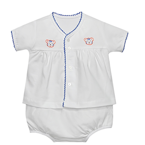 Navy/Orange Unisex Diaper Set