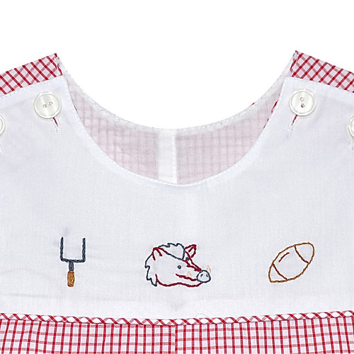 Razorback Red/White Boy Bubble