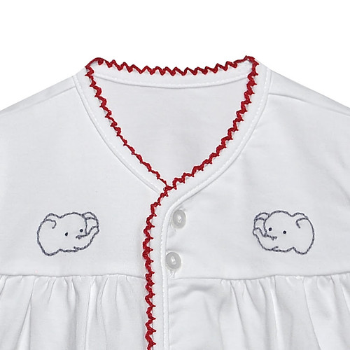 Crimson/Gray Unisex Diaper Set