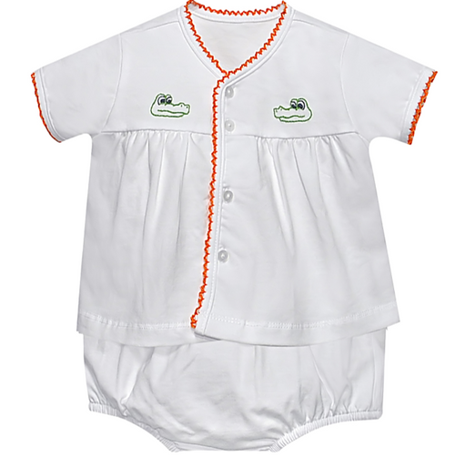 Orange/Blue Unisex Diaper Set