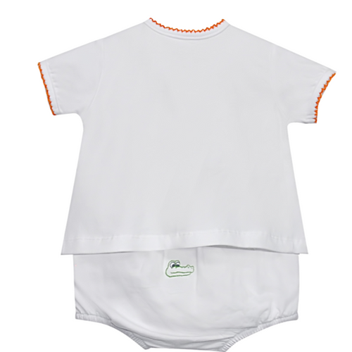 Orange/Blue Unisex Diaper Set