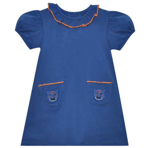 Tiger Navy/Orange Dress