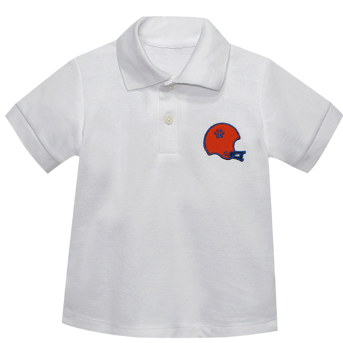 Tiger Navy/Orange Helmet Polo