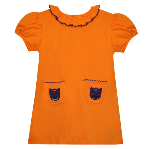 Tiger Orange/Purple Dress 