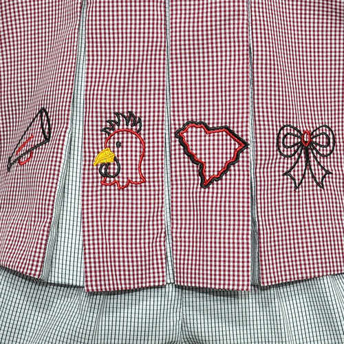 Gamcock Black/Garnet 4 Logos Bloomer Set