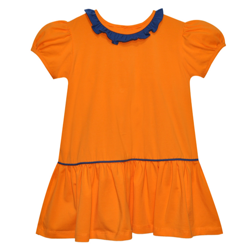 Orange/Blue Dress