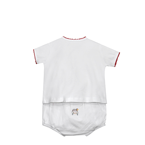 Garnet/Gold Unisex Diaper Set