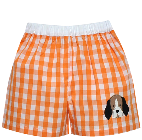 Orange/White Short
