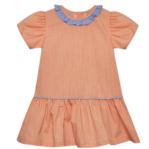 Orange/Blue Dress