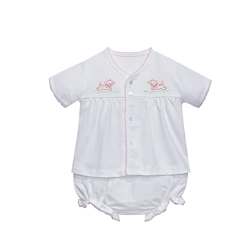 Brennan Girl Diaper Set-Dogs