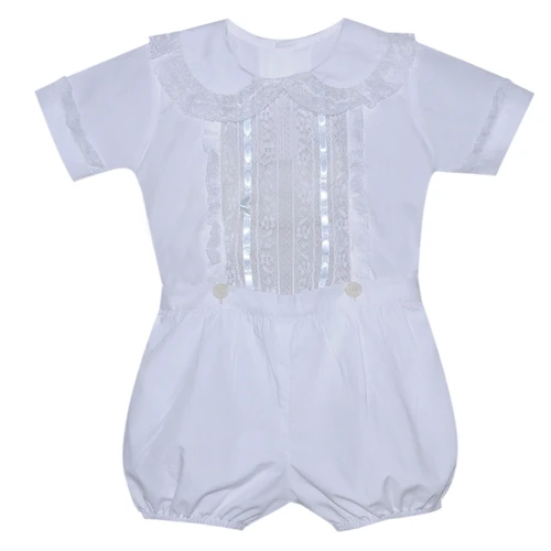 Kent Button on Suit - White