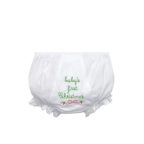 Lily Girl Diaper Cover-Christmas